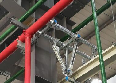 渑池该抗震支架的整体式支吊架结构协调性好